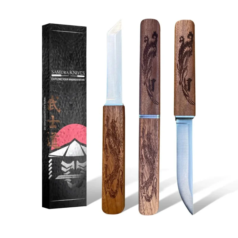 2 in 1 Dragon and Phoenixs Double Blades Knife Set