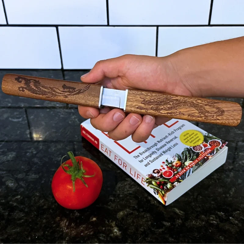2 in 1 Dragon and Phoenixs Double Blades Knife Set - Image 4