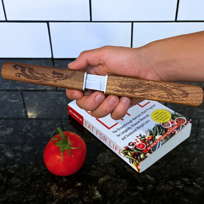 2 in 1 Dragon and Phoenixs Double Blades Knife Set - Image 5