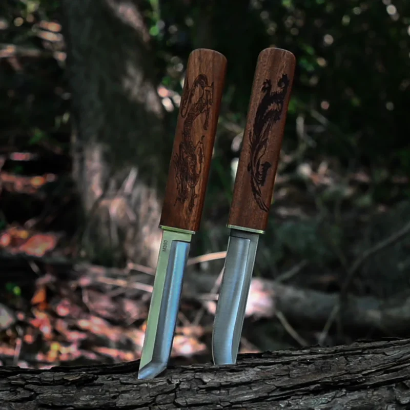 2 in 1 Dragon and Phoenixs Double Blades Knife Set - Image 6