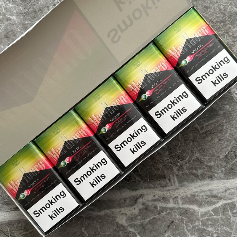 Sales- Marlboro Vista Double Fusion Summer- 1 Carton (10 Packs) - Image 4